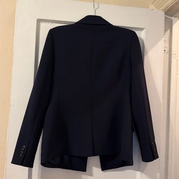 Madewell Navy Alston Blazer SZ 10 - Picture 6 of 8